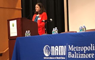 Amy Greensfelder at NAMI Metro Baltimore