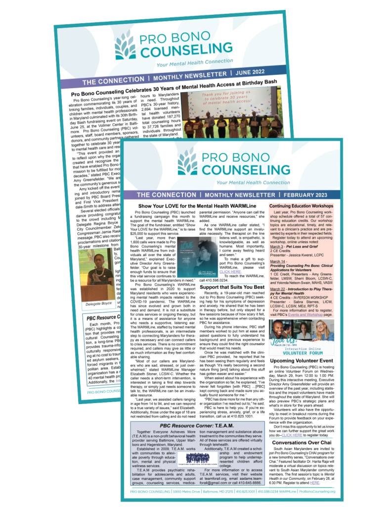 Newsletter image for website
